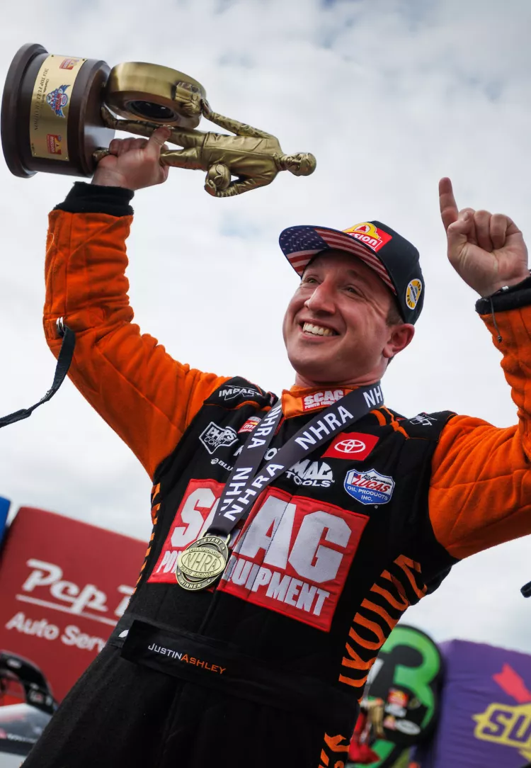 Justin Ashley Wins NHRA's Charlotte Four-Wide Nationals | Toyota